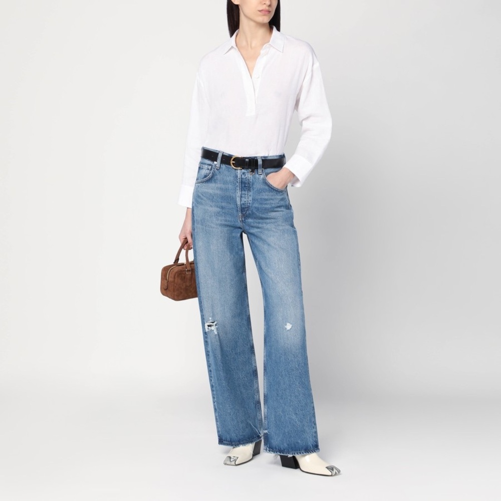 Citizens Of Humanity Ayla baggy blue ripped  Jeans 27